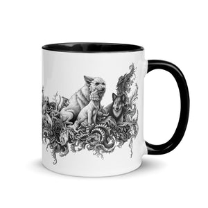 Puppie Mug with Color Inside